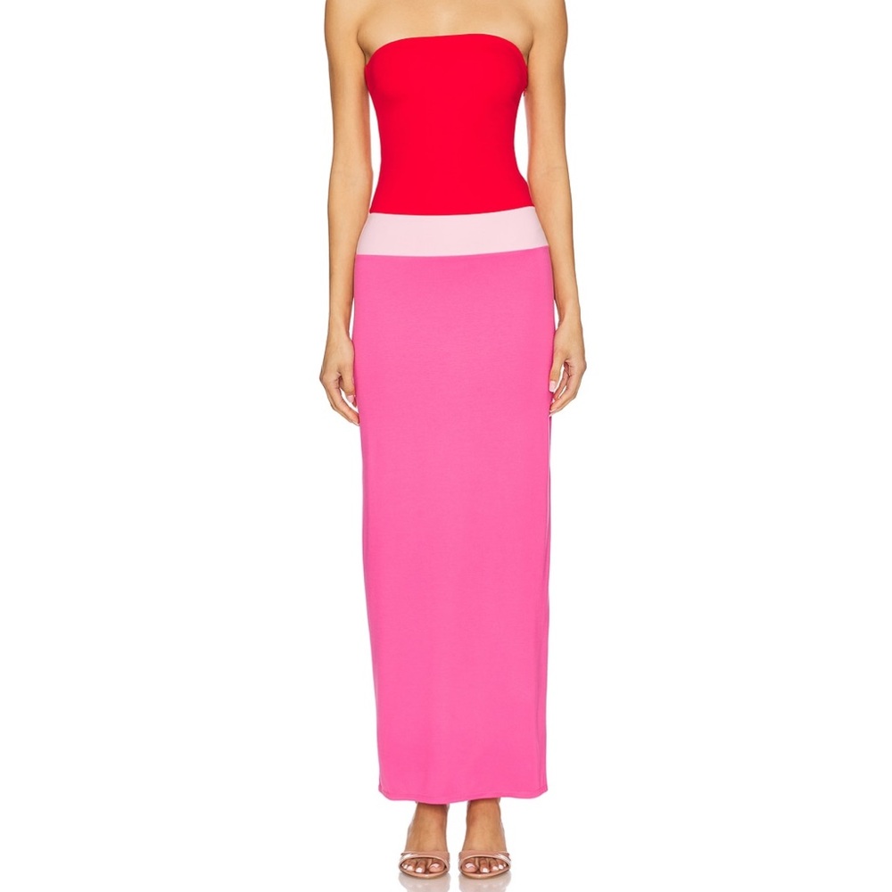Lovers + Friends Vibrant Pink Maxi Skirt